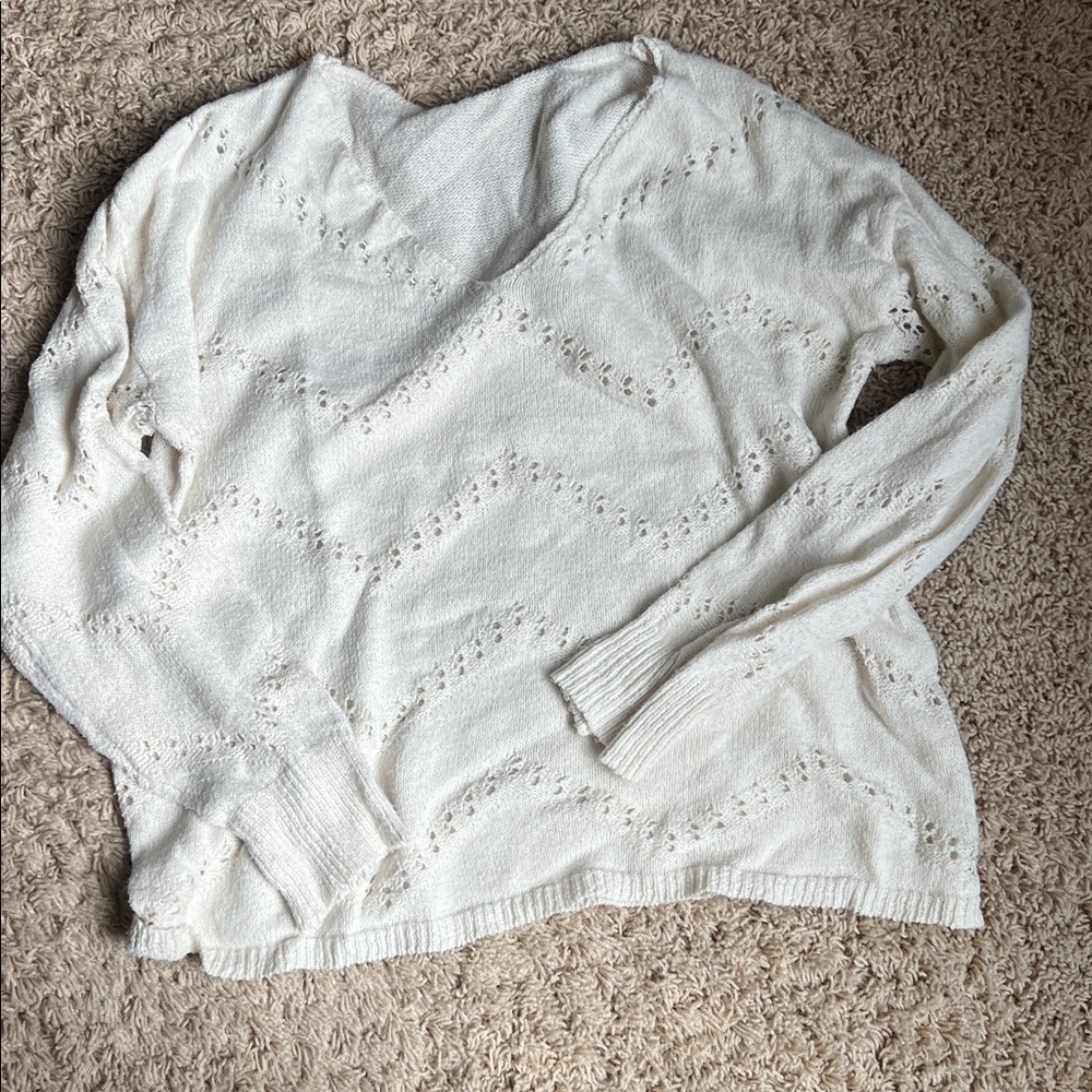 Cream Knit Sweater